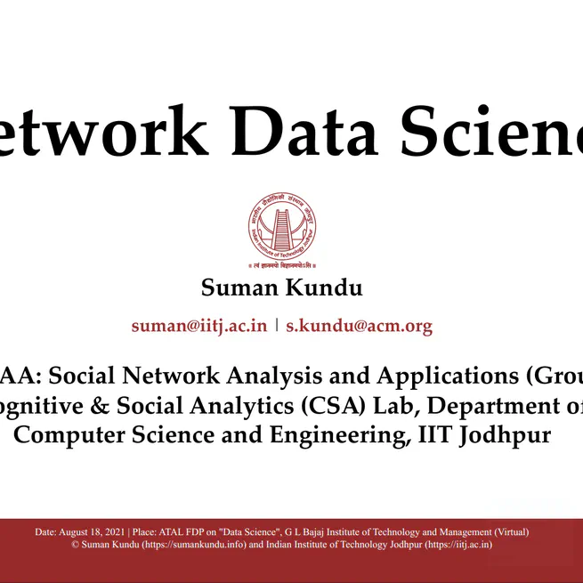 Network Data Science